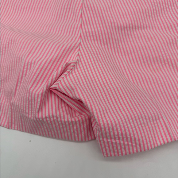 Lilly Pulitzer SZ 6 Callahan Party Women’s Short Pink White Stripe Seers… - Picture 7 of 11